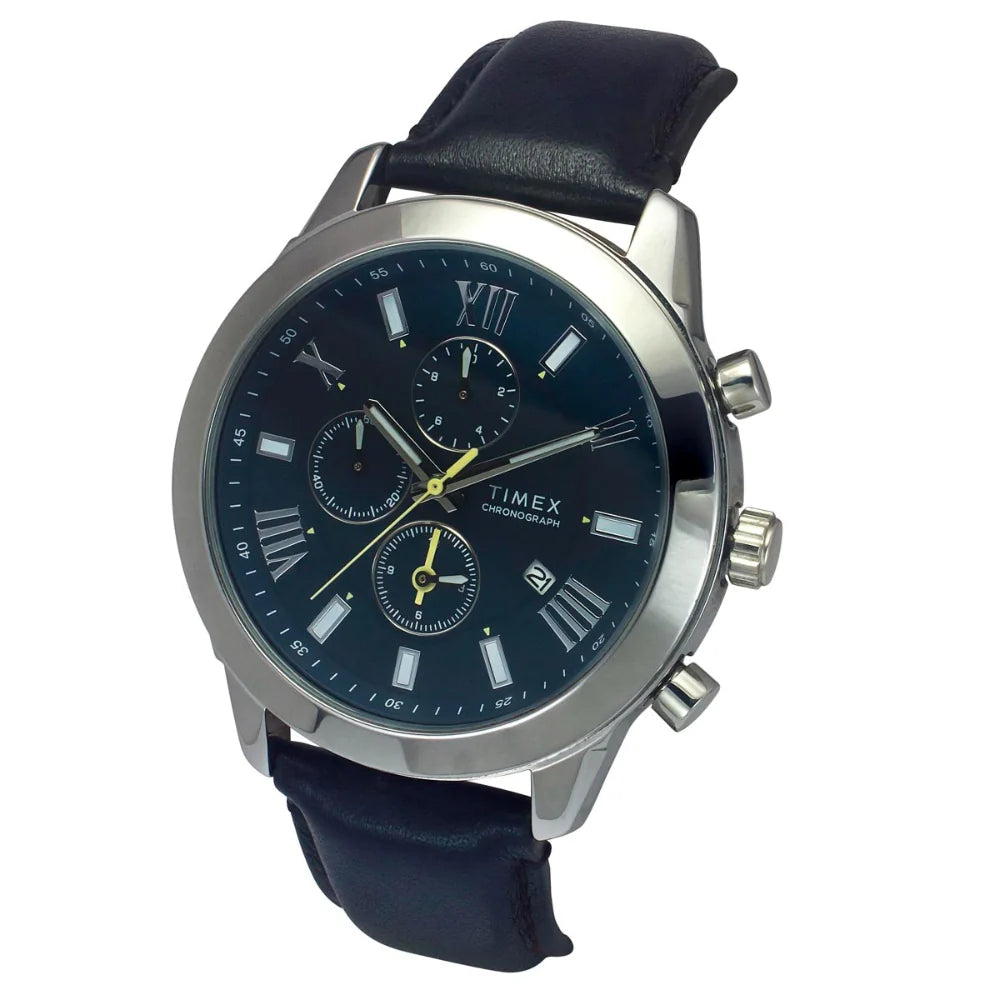 Timex Cosmic Awe Men Chronograph Round Dial Teal Watch - TWEG18515 - KRISHNA WATCH COMPANY