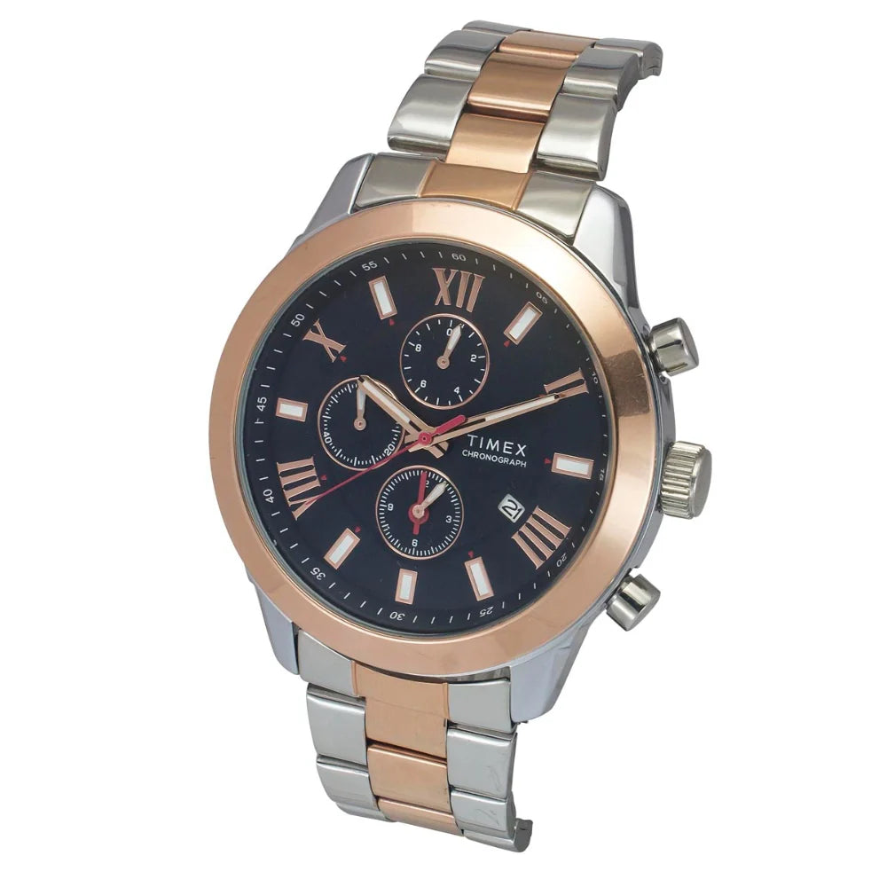 Timex Cosmic Awe Men Chronograph Round Dial Blue Watch - TWEG18516 - KRISHNA WATCH COMPANY