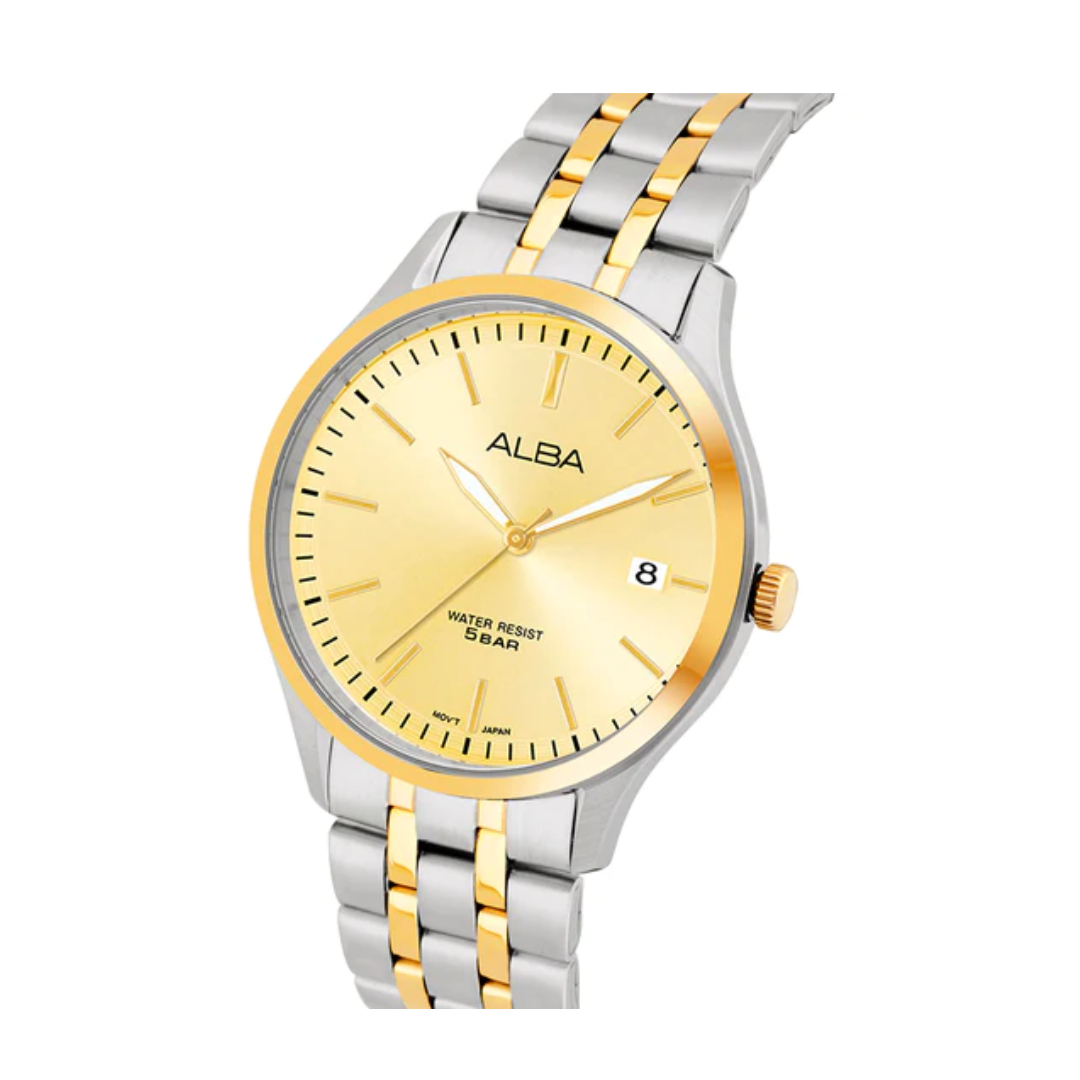 Alba Light Gold Dial Watch AS9S10X1 - KRISHNA WATCH COMPANY