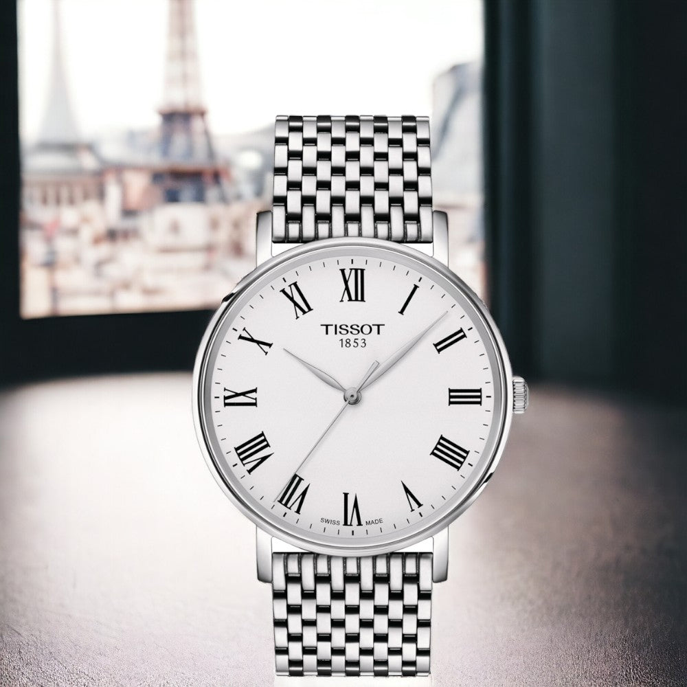 Tissot T-Classic Everytime Swiss Analog Watch for Men - T1434101103300 - KRISHNA WATCH COMPANY
