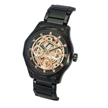 Timex Men Black Round Dial Analog Watch - TW0TG7630 - KRISHNA WATCH COMPANY