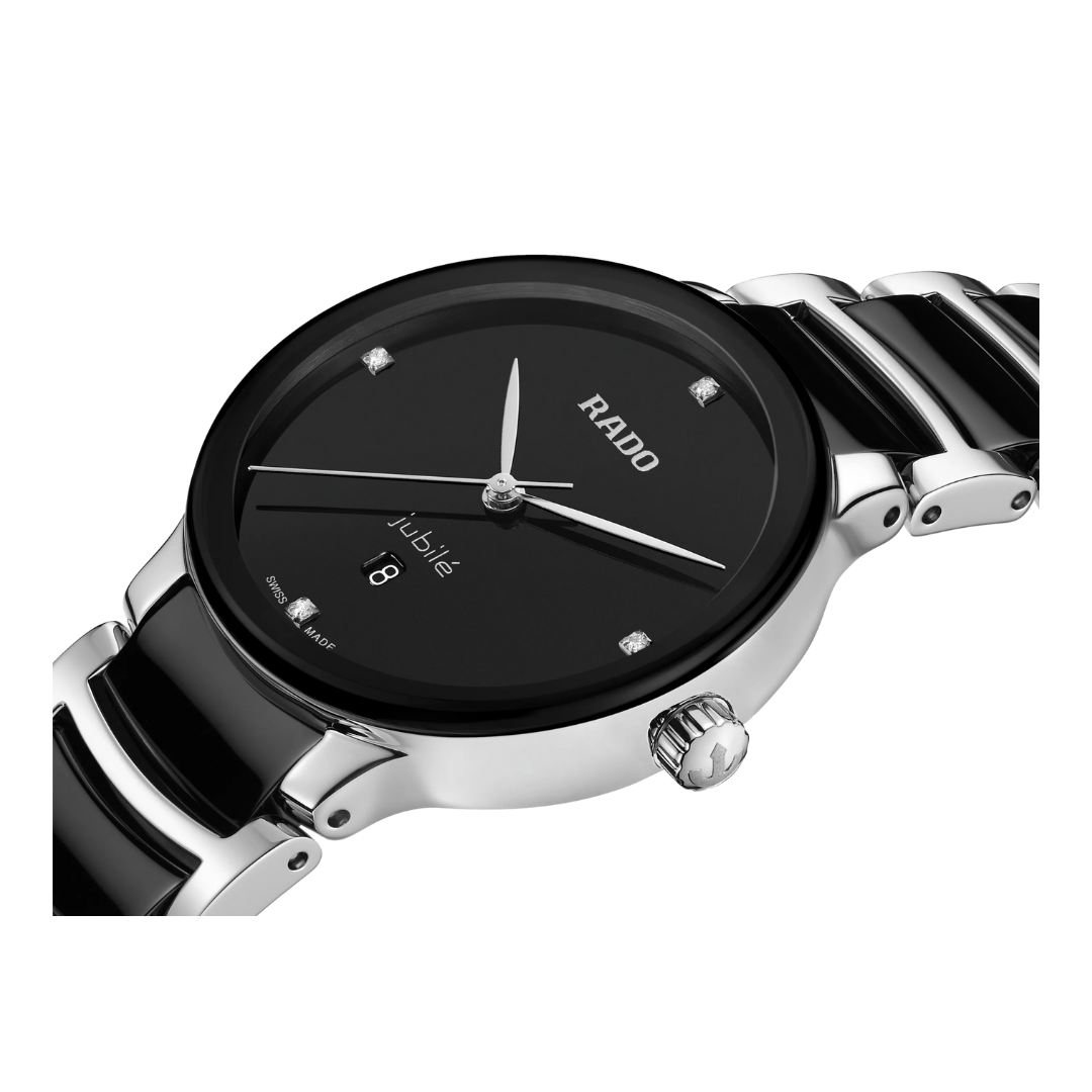 RADO Centrix Diamonds Watch for Women R30026712 - KRISHNA WATCH COMPANY