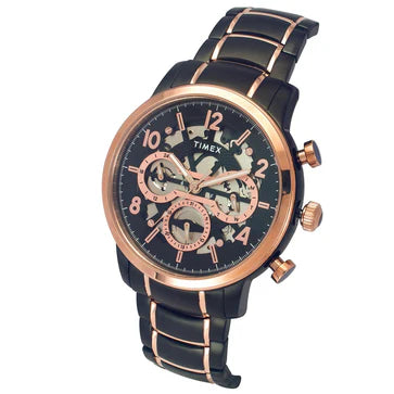 Timex Men Black Round Dial Analog Watch - TWEG20206 - KRISHNA WATCH COMPANY