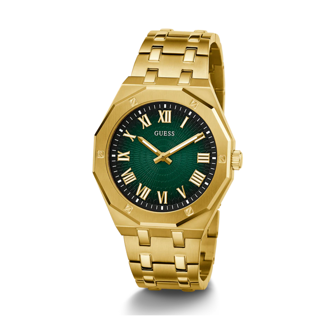 Guess astrological Men's Gold Tone Analog Watch - GW0575G2 - KRISHNA WATCH COMPANY
