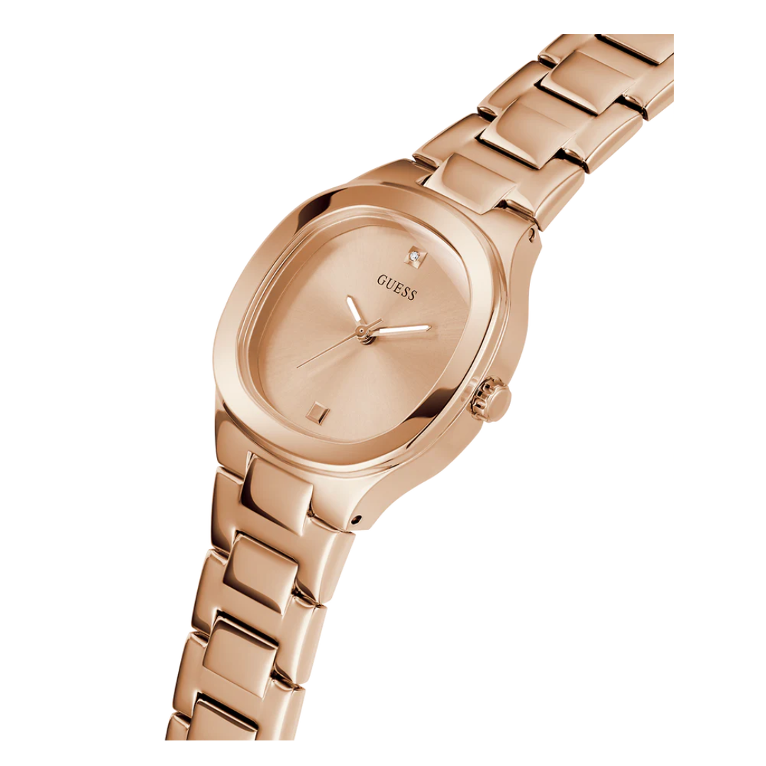 Guess Ladies Rose Gold Tone Analog Watch GW0615L3 - KRISHNA WATCH COMPANY
