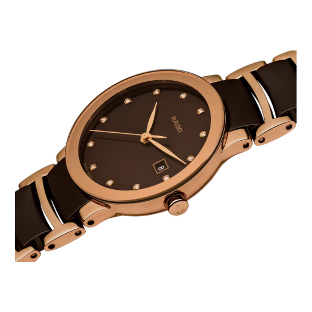 RADO Centrix Diamonds Watch for Women R30555724 - KRISHNA WATCH COMPANY