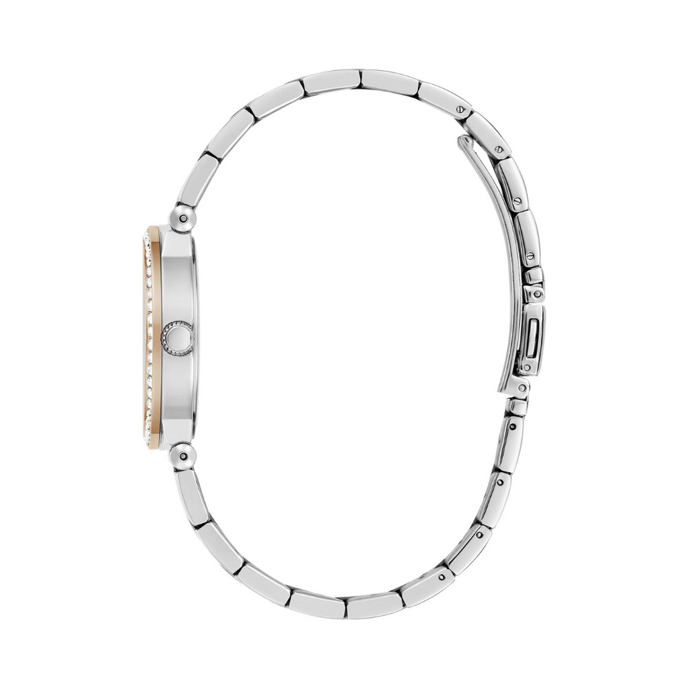 Guess Women's Watch Silver & Rose Gold Tone Case Quartz GW0686L4 - KRISHNA WATCH COMPANY