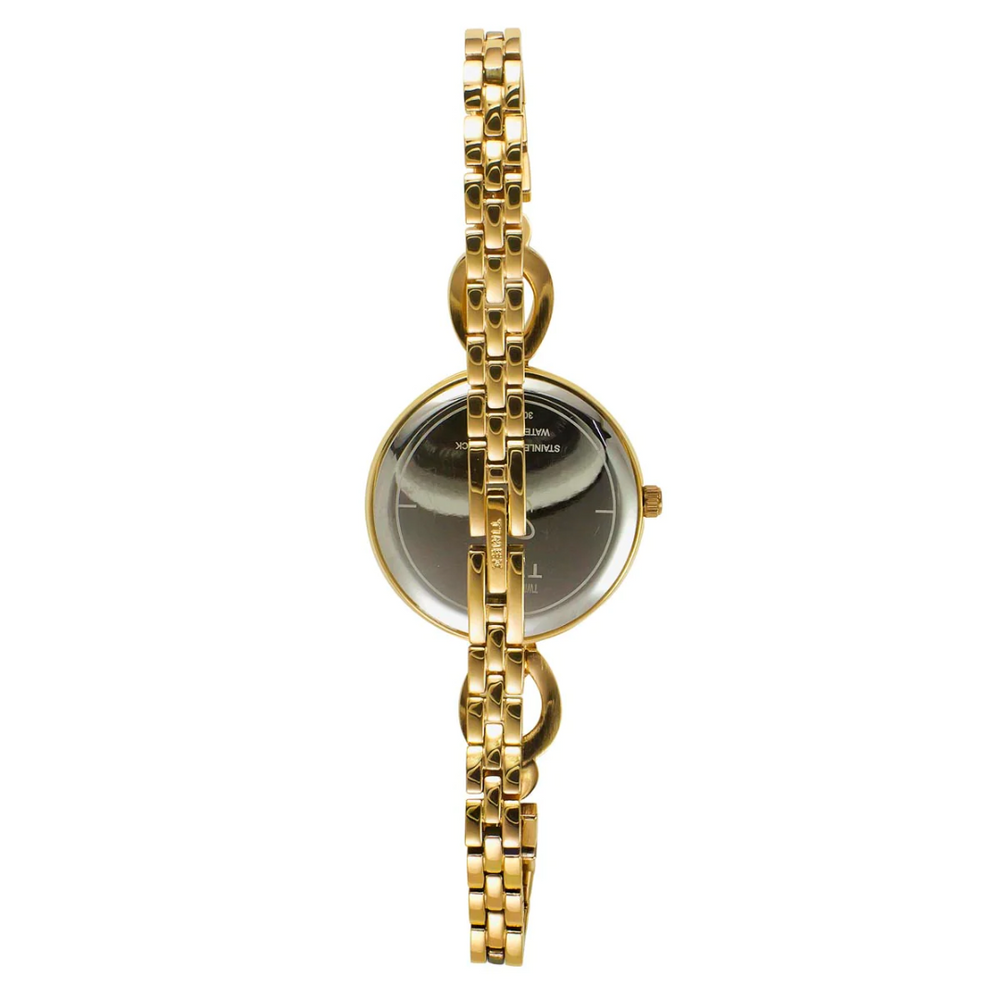 Timex Fria Women Off White Dial Round Analog Brass Dial Watch - TWEL18101 - KRISHNA WATCH COMPANY