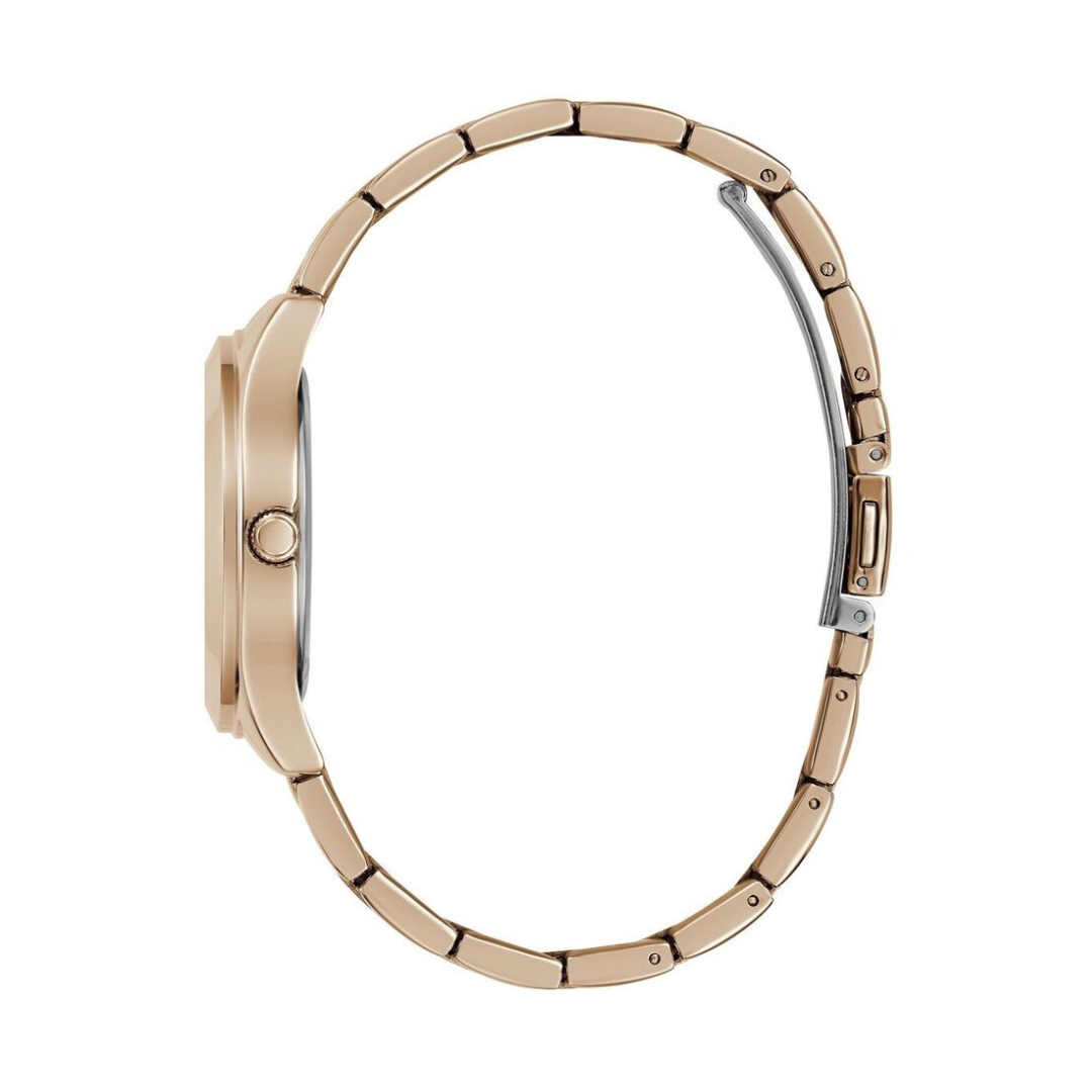 Guess Ladies Watch Wristwatch Tri Plaque Stainless Steel Rose Gold GW0675L3 - KRISHNA WATCH COMPANY