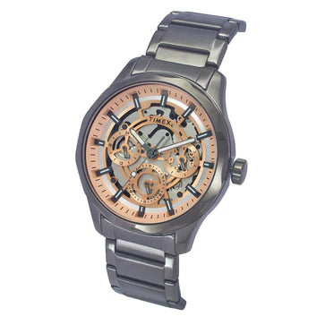 Timex Men Copper Round Dial Analog Watch - TW0TG7631 - KRISHNA WATCH COMPANY