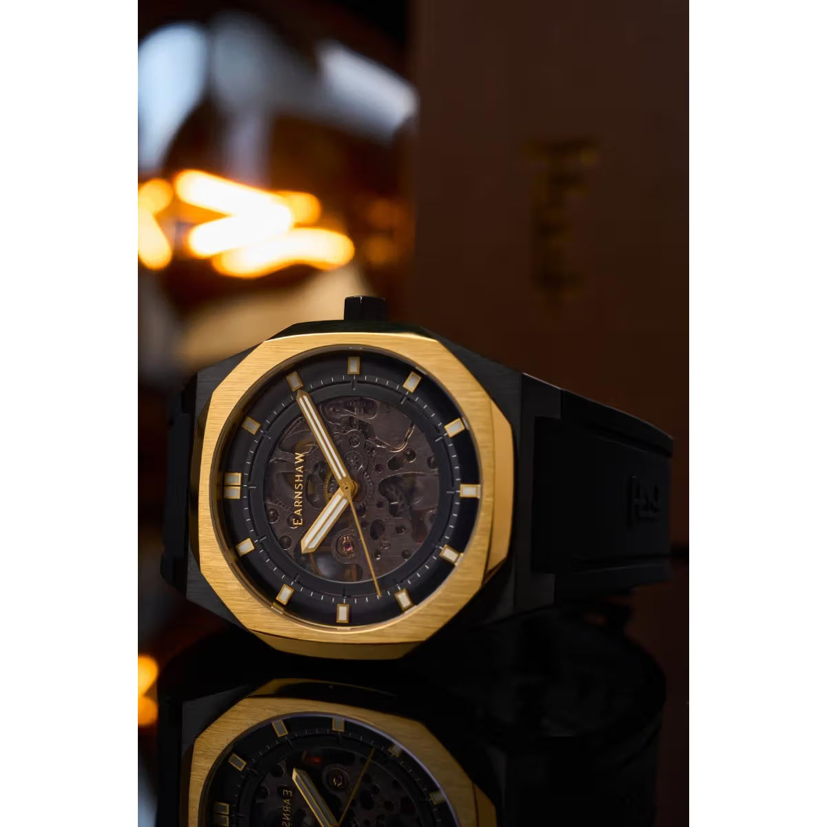 Earnshaw Drake Skeleton Automatic Mens Watch - Es-8295-03 - KRISHNA WATCH COMPANY