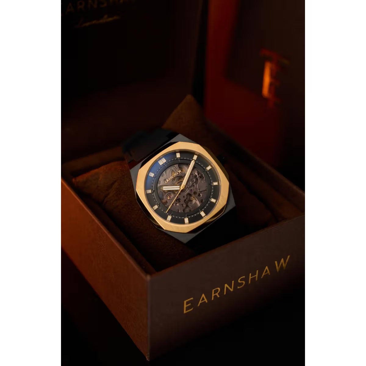 Earnshaw Drake Skeleton Automatic Mens Watch - Es-8295-03 - KRISHNA WATCH COMPANY