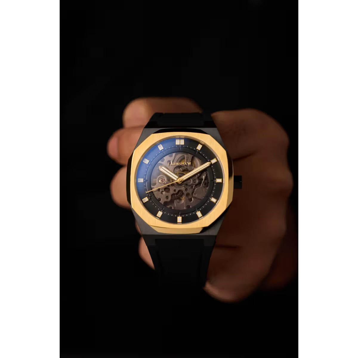 Earnshaw Drake Skeleton Automatic Mens Watch - Es-8295-03 - KRISHNA WATCH COMPANY