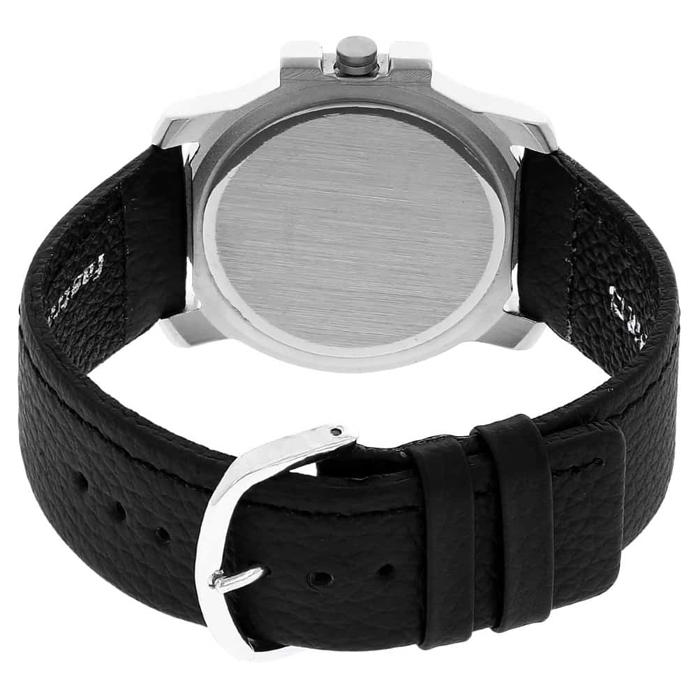 Fastrack BLACK DIAL BROWN LEATHER STRAP WATCH - 3039SL02 - KRISHNA WATCH COMPANY