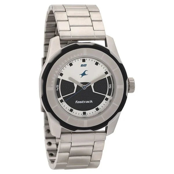 Fastrack Quartz Analog Multicoloured Dial Stainless Steel Strap Watch for Guys ns3099sm02 / 3099sm02 - KRISHNA WATCH COMPANY