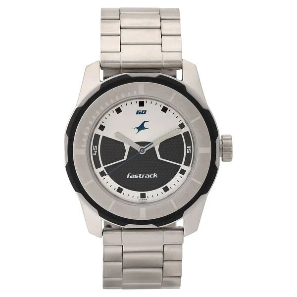 Fastrack Quartz Analog Multicoloured Dial Stainless Steel Strap Watch for Guys ns3099sm02 / 3099sm02 - KRISHNA WATCH COMPANY