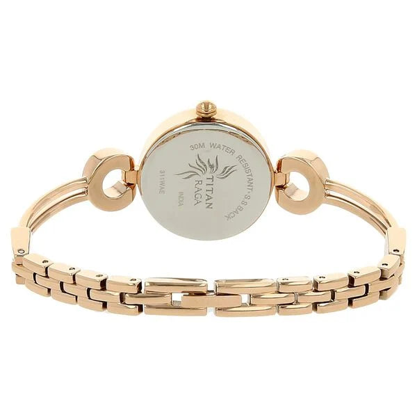 Titan Raga Weaves Silver Dial Women Watch With Metal Strap - 311WM01 - KRISHNA WATCH COMPANY