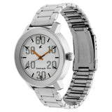 Fastrack Quartz Analog White Dial Stainless Steel Strap Watch for Guys 3121sm01