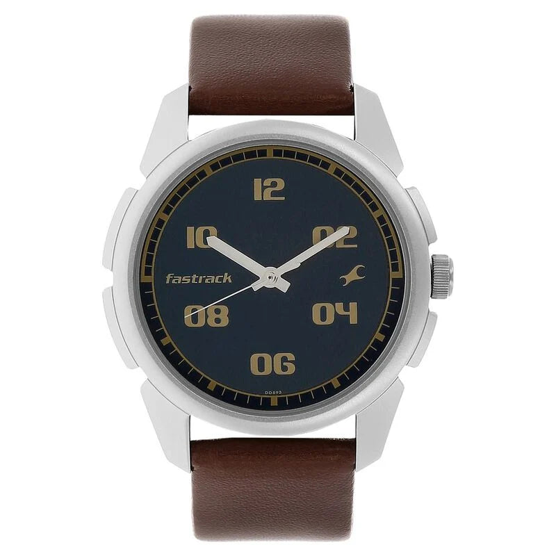 Fastrack Blue Dial Quartz Analog Watch for Guys - NS3124SL02 - KRISHNA WATCH COMPANY