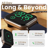 GOBOULT Dive Plus Bluetooth Calling Android OS Smartwatch (46.9mm HD Display, Multiple Watch Faces, Denim Blue Strap)