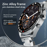 GOBOULT Radian Smartwatch with Bluetooth Calling (35.3mm HD Display, IP67 Water Resistant, Inox Steel Strap)