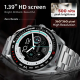 GOBOULT Radian Smartwatch with Bluetooth Calling (35.3mm HD Display, IP67 Water Resistant, Inox Steel Strap)