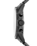 Armani Exchange Men's Quartz Chronograph Gunmetal Stainless-Steel Watch AX7170SET