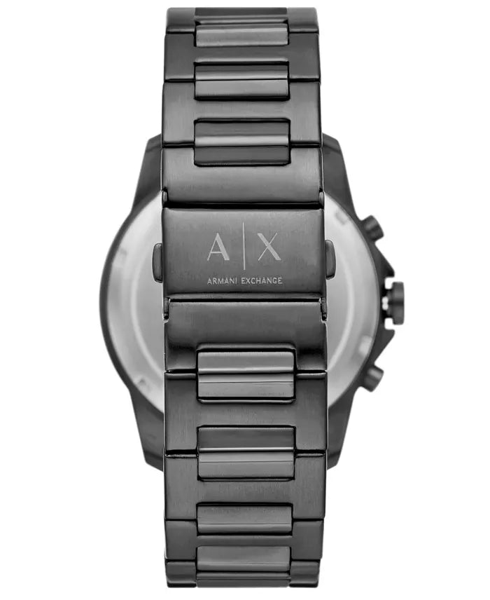 Armani Exchange Men's Quartz Chronograph Gunmetal Stainless-Steel Watch AX7170SET - KRISHNA WATCH COMPANY