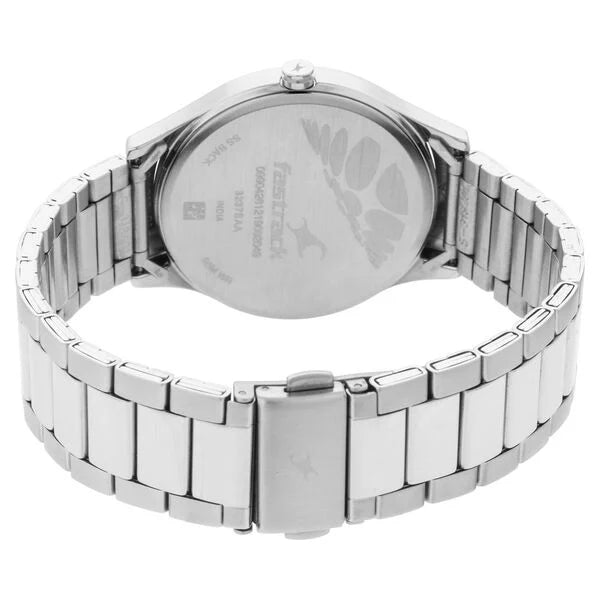 Fastrack Tripster Quartz Analog Blue Dial Stainless Steel Strap Watch for Guys 3237sm01 - KRISHNA WATCH COMPANY