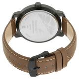 Fastrack Bare Basics Quartz Analog with Date Grey Dial Leather Strap Watch for Guys - 3246NL01