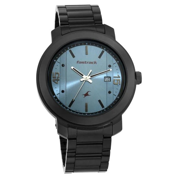 Fastrack Bare Basics Quartz Analog with Date Watch for Guys 3246nm01 - KRISHNA WATCH COMPANY