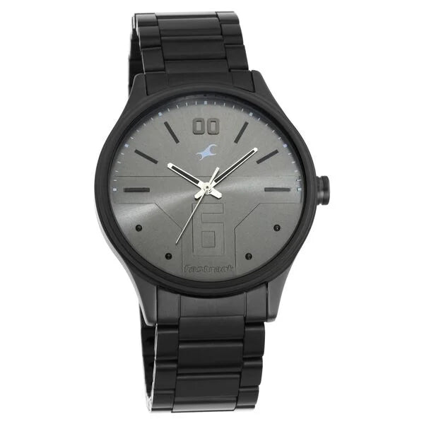 Fastrack Bare Basics Quartz Analog Watch for Guys - 3247NM02 - KRISHNA WATCH COMPANY