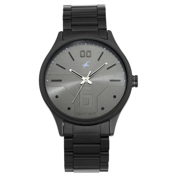 Fastrack Bare Basics Quartz Analog Watch for Guys - 3247NM02 - KRISHNA WATCH COMPANY