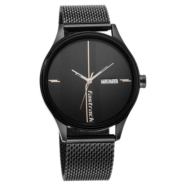 Fastrack Style Up Quartz Analog Watch for Guys - 3247NM03 - KRISHNA WATCH COMPANY