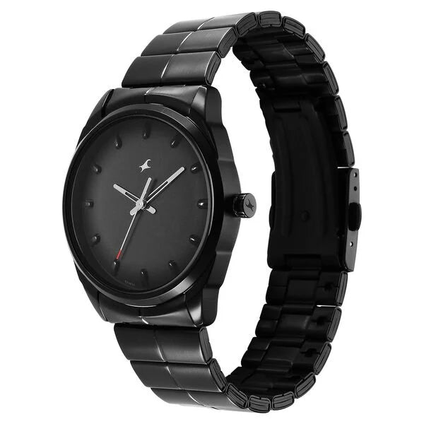 Fastrack Quartz Analog Black Watch - 3273nm01 - KRISHNA WATCH COMPANY