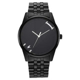 Fastrack Stunners Quartz Analog Black Dial Metal Strap Watch for Guys - 3277NM01