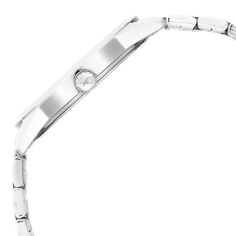 STUNNERS 3.0 SILVER DIAL METAL STRAP WATCH - 3277SM01 - KRISHNA WATCH COMPANY