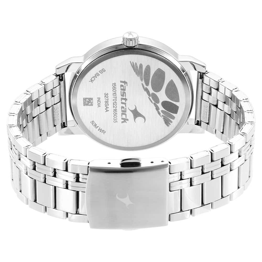 Fastrack STUNNERS 3.0 GREEN DIAL METAL STRAP WATCH - 3278SM01 - KRISHNA WATCH COMPANY