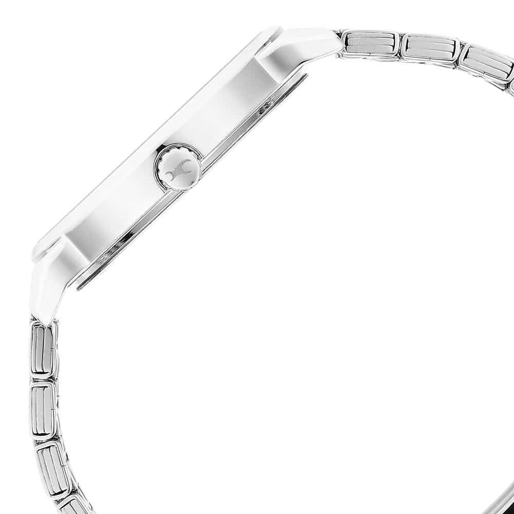 Fastrack STUNNERS 3.0 SILVER DIAL METAL STRAP WATCH 3278SM02