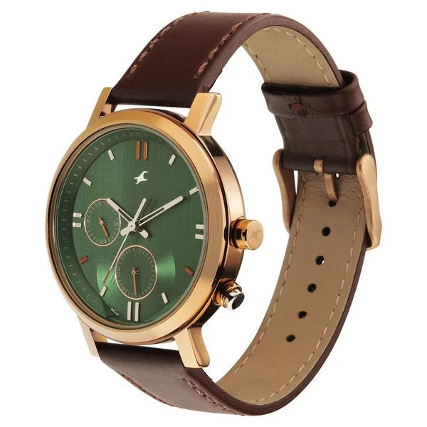Fastrack Tick Tock Quartz Analog Watch for Guys 3287kl04 - KRISHNA WATCH COMPANY