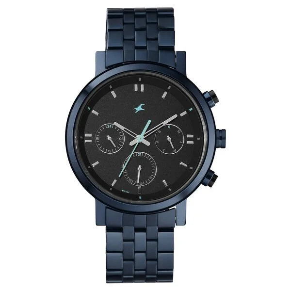 Fastrack Tick Tock Quartz Analog Watch for Guys - 3287KM04 - KRISHNA WATCH COMPANY