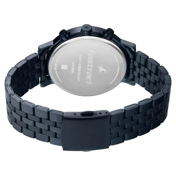 Fastrack Tick Tock Quartz Analog Watch for Guys - 3287KM04 - KRISHNA WATCH COMPANY