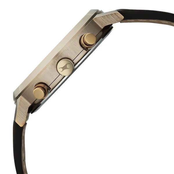 Fastrack Chrome K Quartz Multifunction Watch For Guys 3287QL02 - KRISHNA WATCH COMPANY