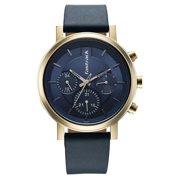 Fastrack Chrome K Quartz Multifunction Watch For Guys 3287QL04 - KRISHNA WATCH COMPANY