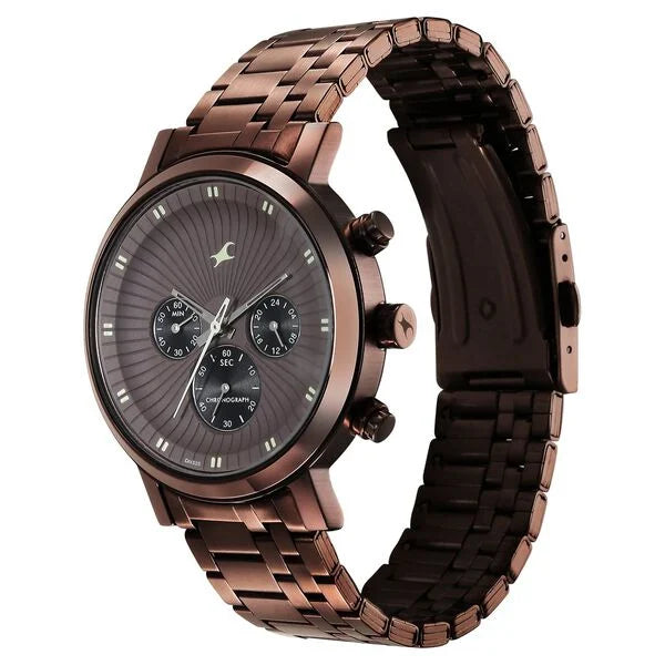 Fastrack Kronos Multifunction Watch for Guys 3287QM04 - KRISHNA WATCH COMPANY