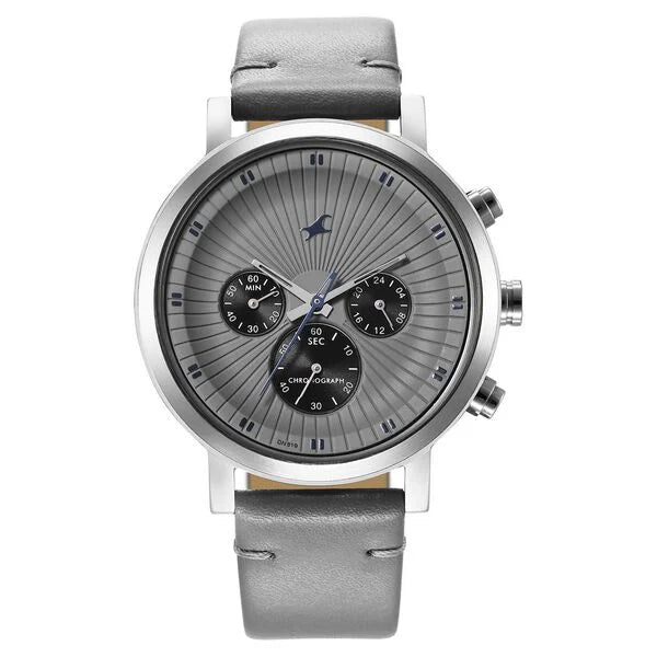 Fastrack Kronos Multifunction Watch for Guys 3287SL05 - KRISHNA WATCH COMPANY