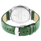 Fastrack Stunners Green Dial Leather Strap Watch for Guys 3290sl02 - KRISHNA WATCH COMPANY