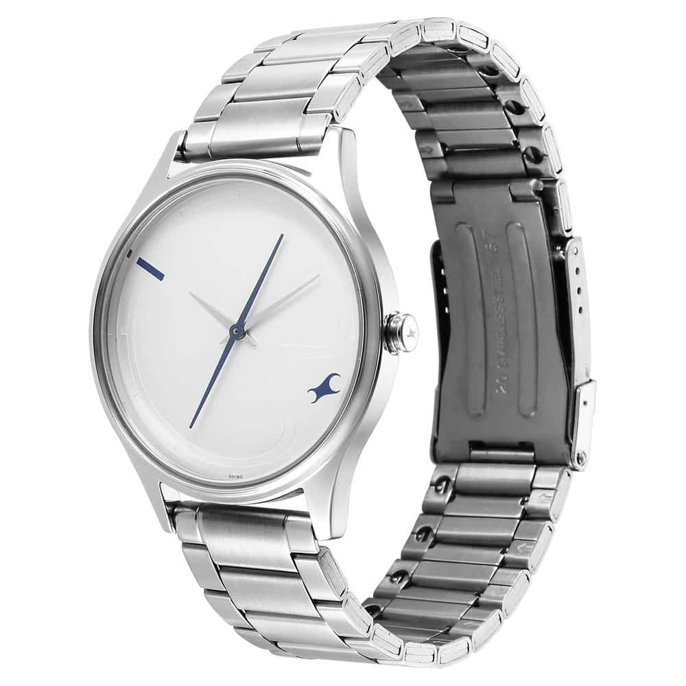 FASTRACK Stunners In Silver Dial & Metal Strap - 3290SM01 - KRISHNA WATCH COMPANY