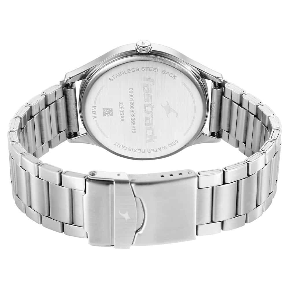 FASTRACK Stunners In Silver Dial & Metal Strap - 3290SM01 - KRISHNA WATCH COMPANY