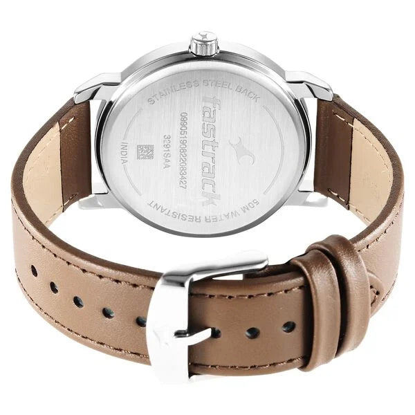 Fastrack Stunners Quartz Analog Watch For Guys - 3291SL01 - KRISHNA WATCH COMPANY